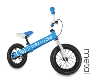 Blue children's metal Balance Bike